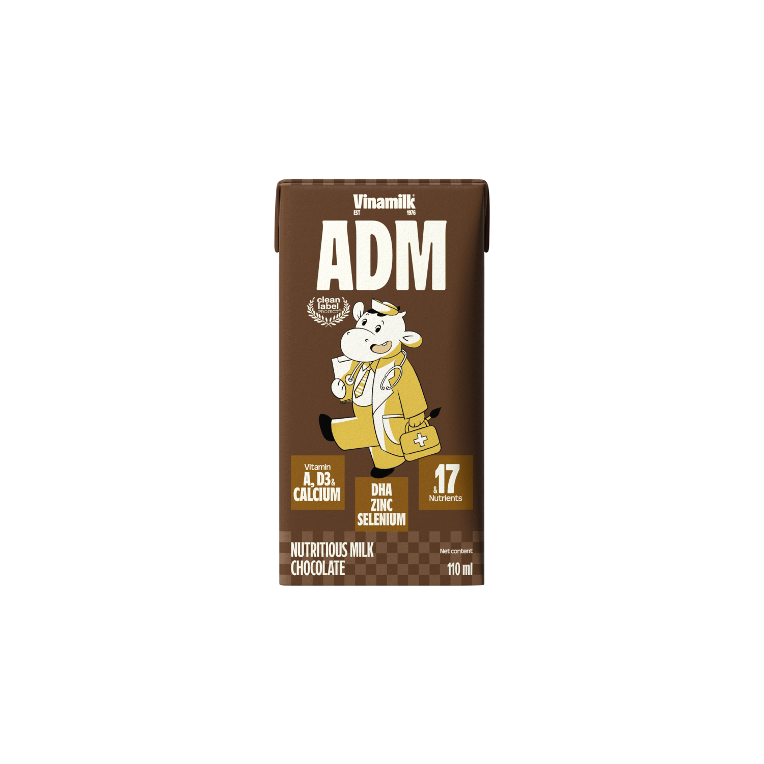 Sữa dinh dưỡng ADM Sôcôla 110ml