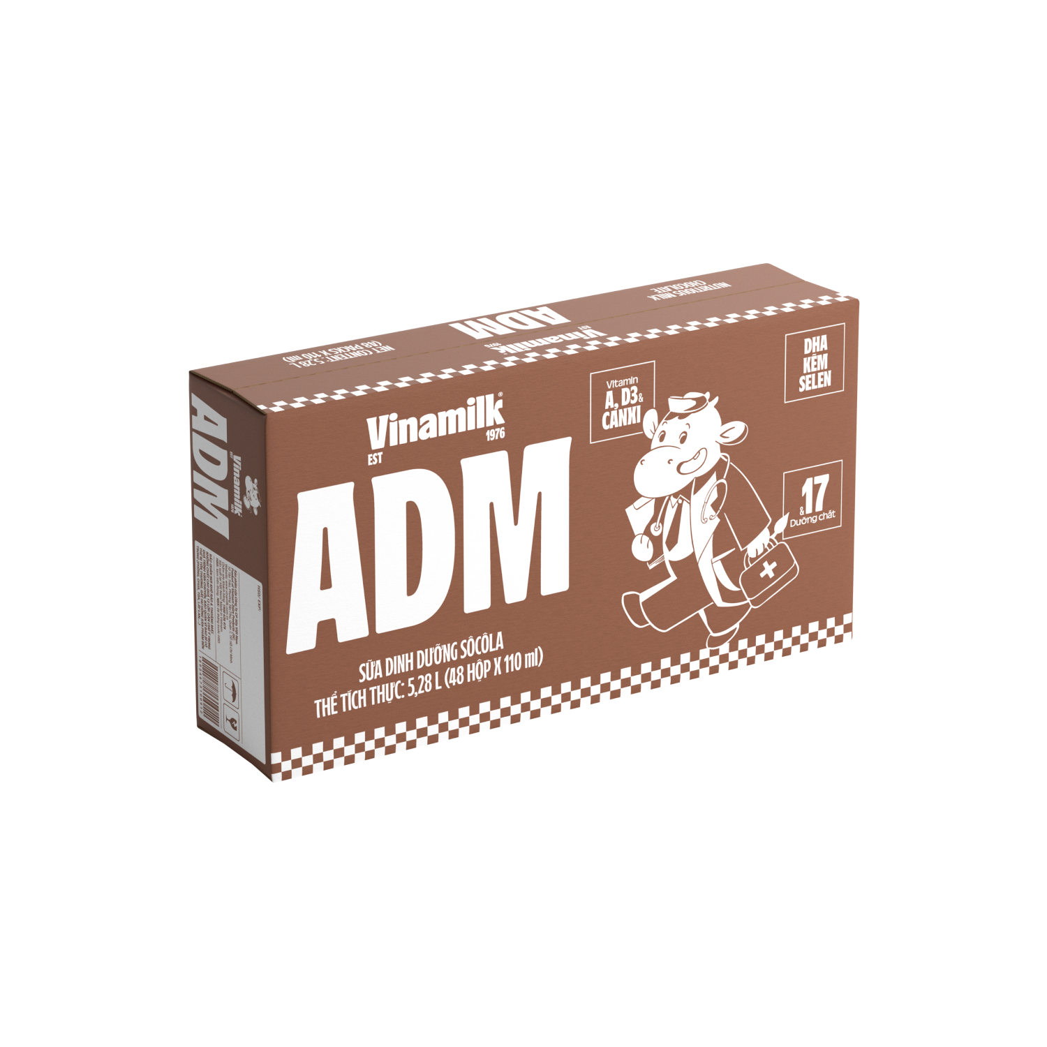Sữa dinh dưỡng ADM Sôcôla 110ml
