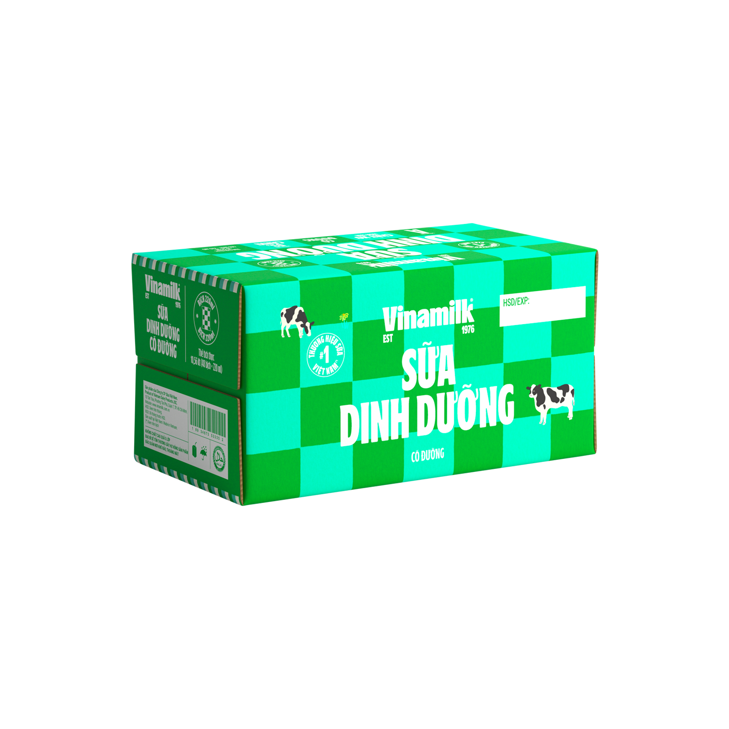 Sữa dinh dưỡng Vinamilk Có đường 220ml