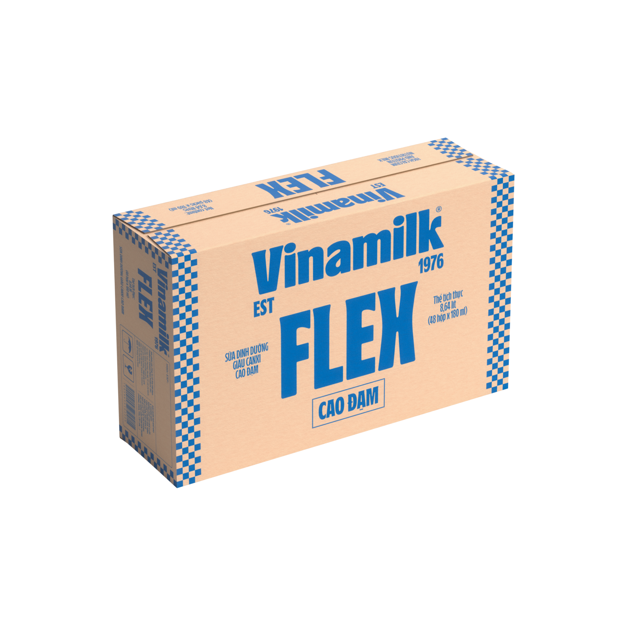 Sữa dinh dưỡng Vinamilk Flex Giàu Canxi Cao Đạm 180ml