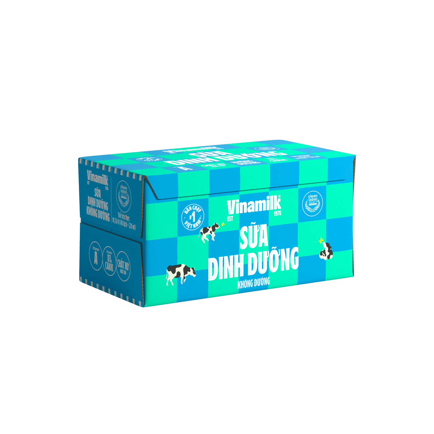 Sữa dinh dưỡng Vinamilk Không đường 220ml