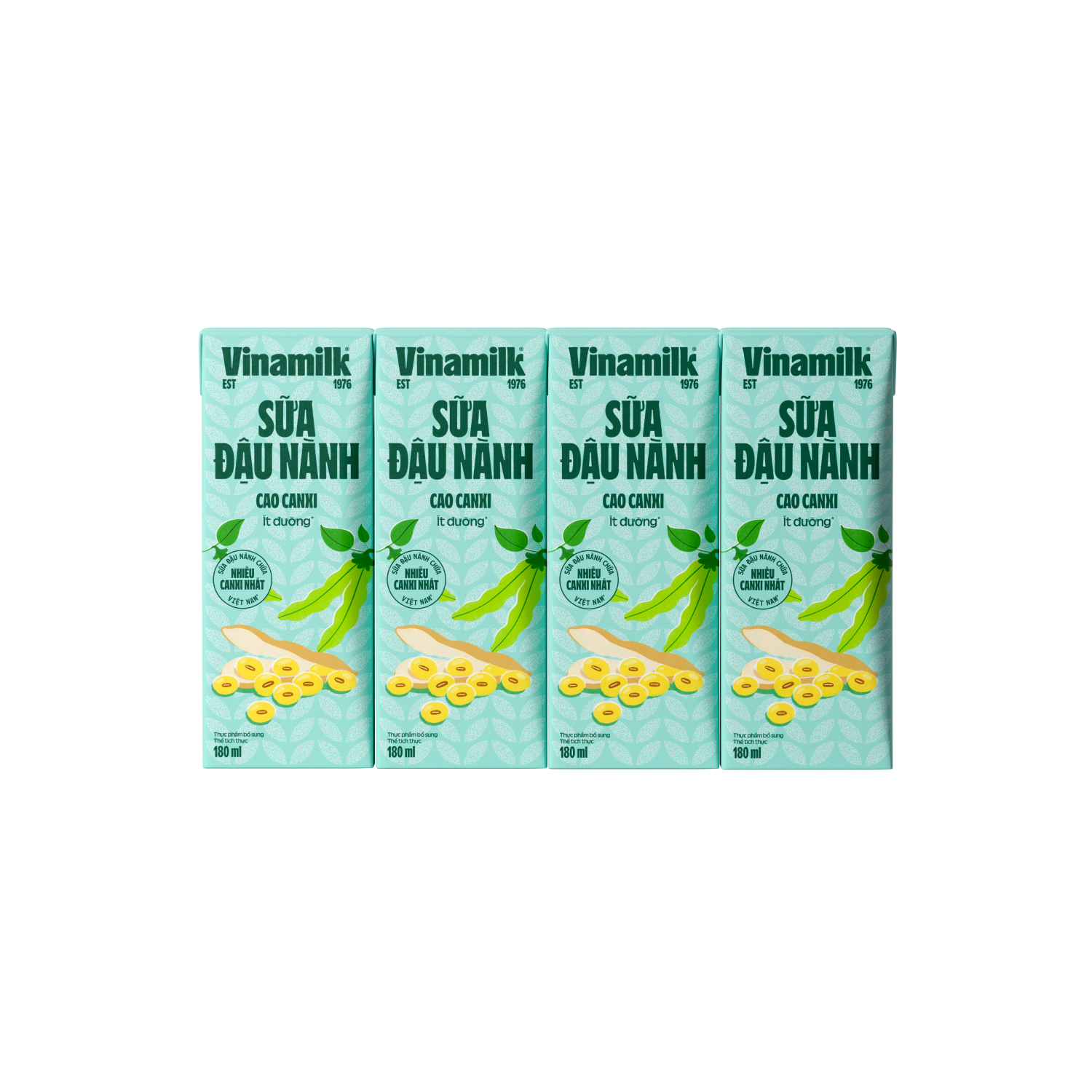 Sữa đậu nành Vinamilk Cao Canxi 180ml