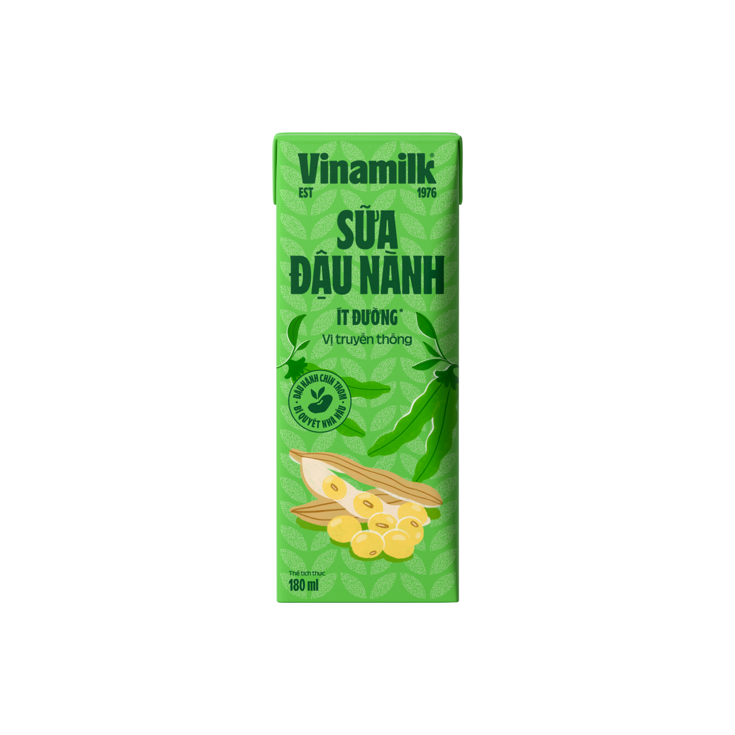 Soymilk with Fresh Milk Vinamilk Less Sugar 180ml Carton of 48 Boxes