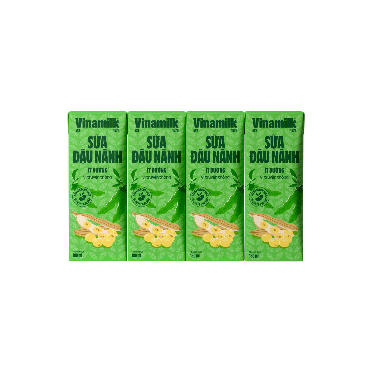 Soymilk with Fresh Milk Vinamilk Less Sugar 180ml