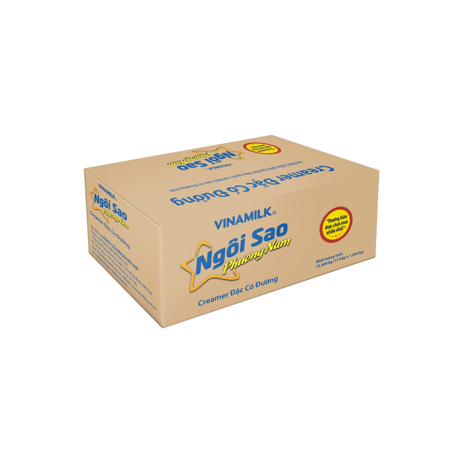 Creamer đặc Ngôi Sao Phương Nam Nhãn xanh biển 1284g