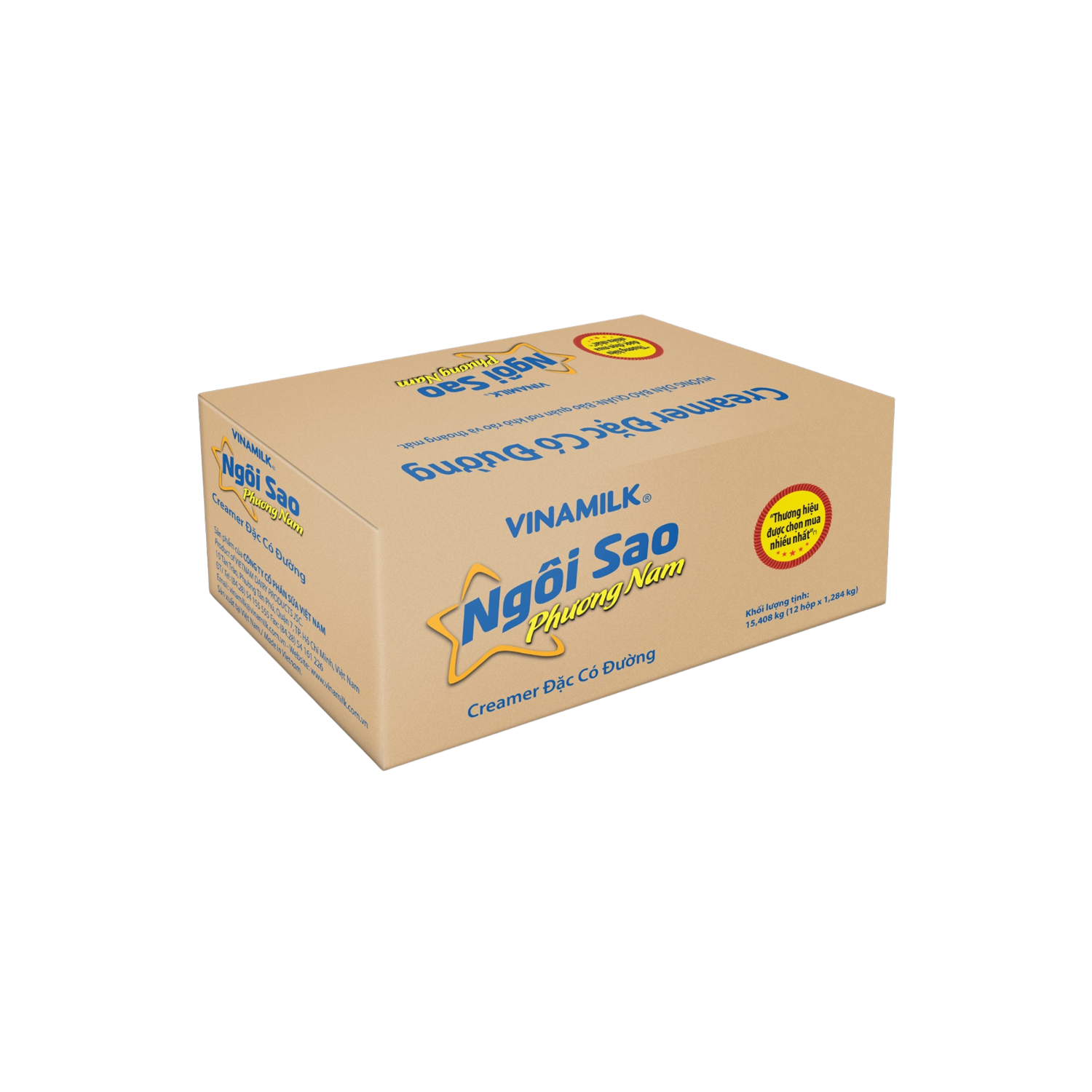 Creamer đặc Ngôi Sao Phương Nam Nhãn xanh biển 380g