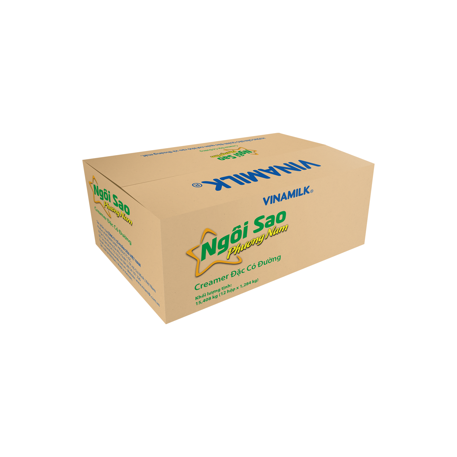 Creamer đặc Ngôi Sao Phương Nam Nhãn xanh lá 1284g