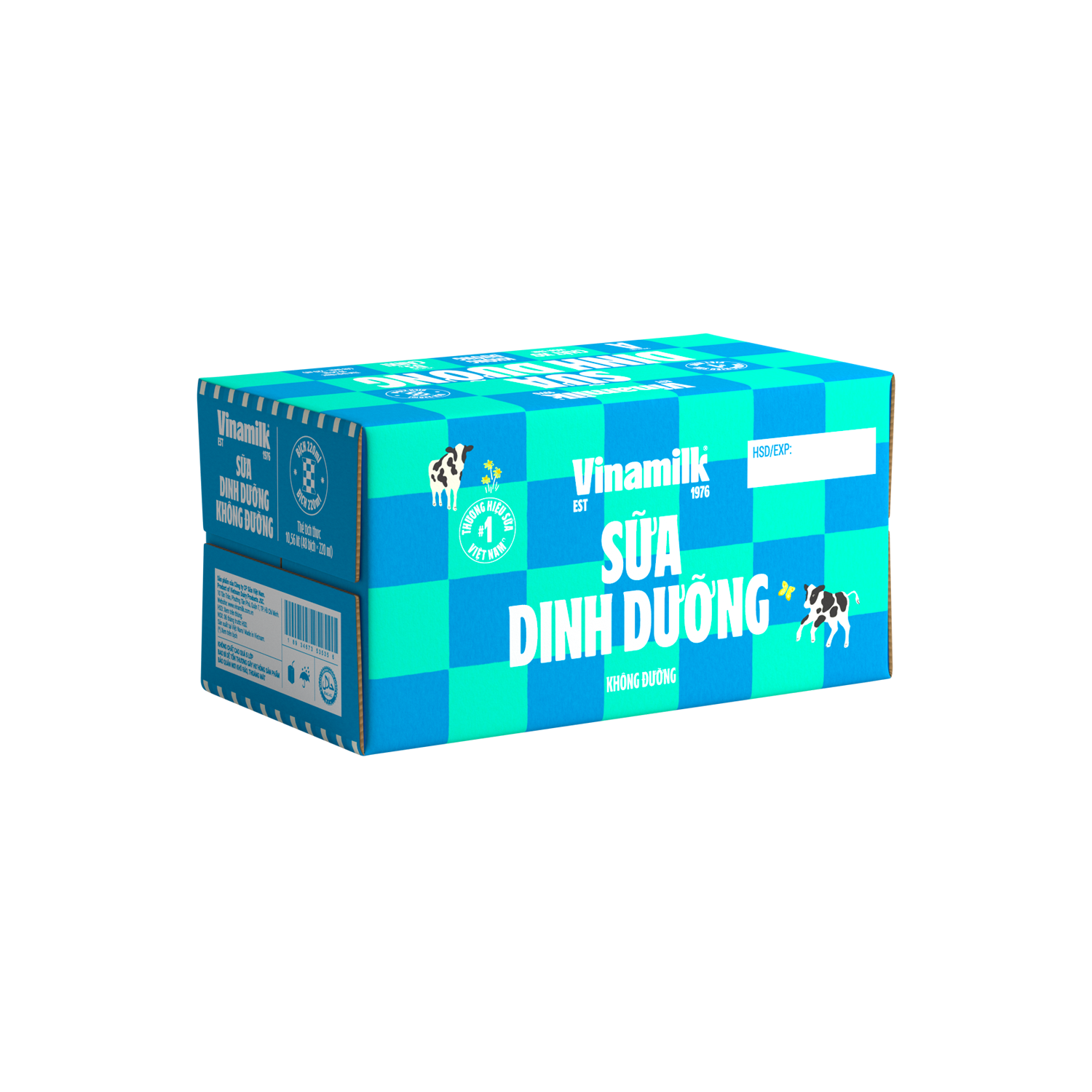 Sữa dinh dưỡng Vinamilk Không đường 220ml