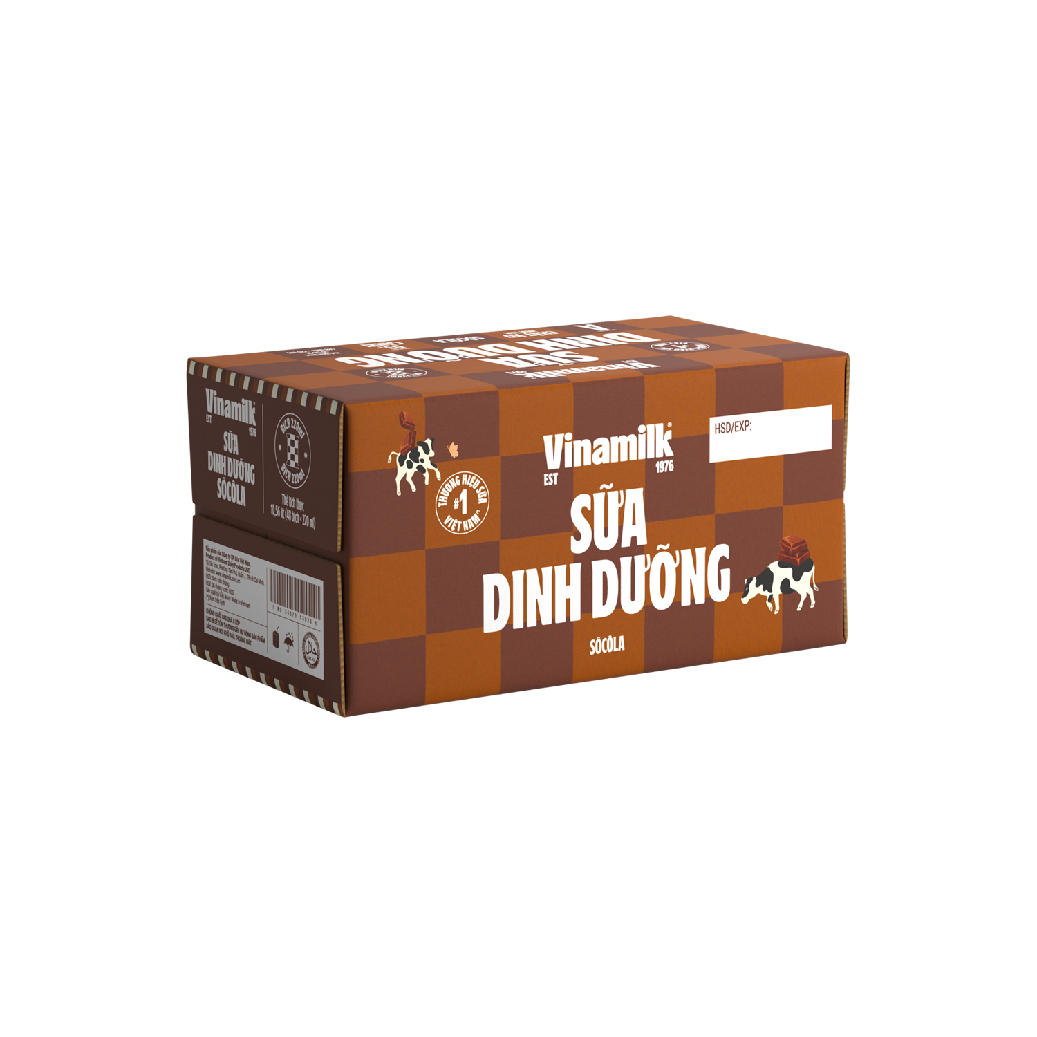 Sữa dinh dưỡng Vinamilk Sôcôla 220ml