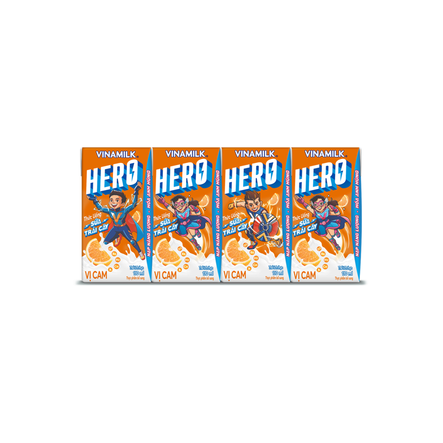 Sữa trái cây Hero Hương Cam 110ml