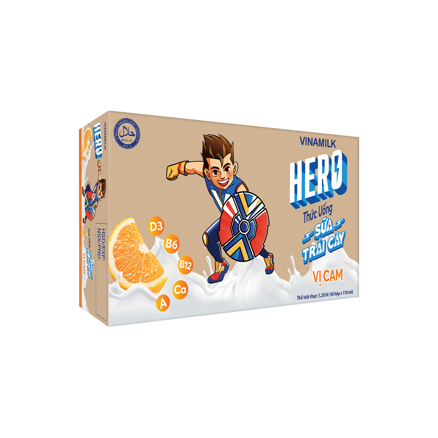 Sữa trái cây Hero Hương Cam 110ml