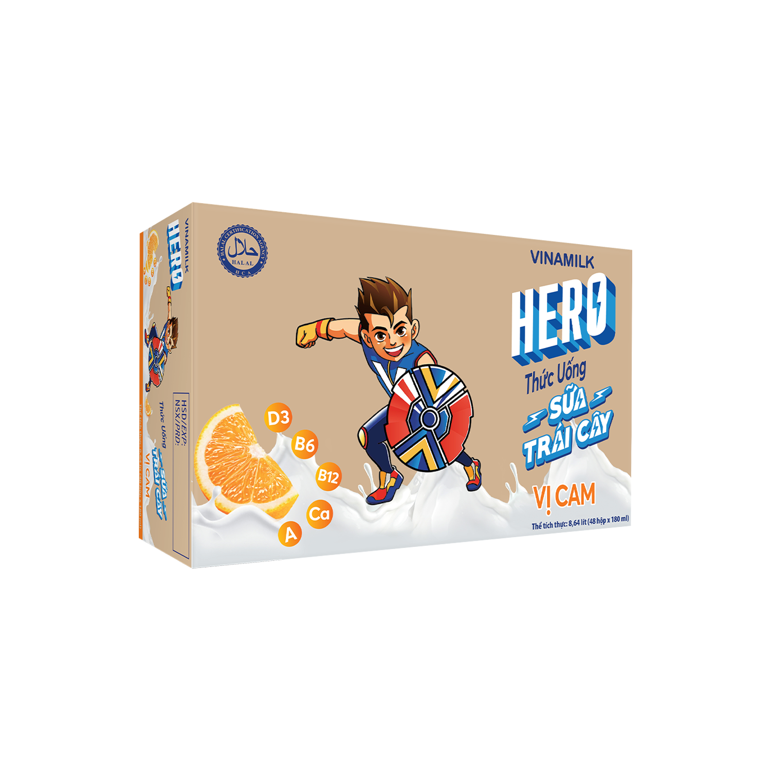 Sữa trái cây Hero Hương Cam 180ml
