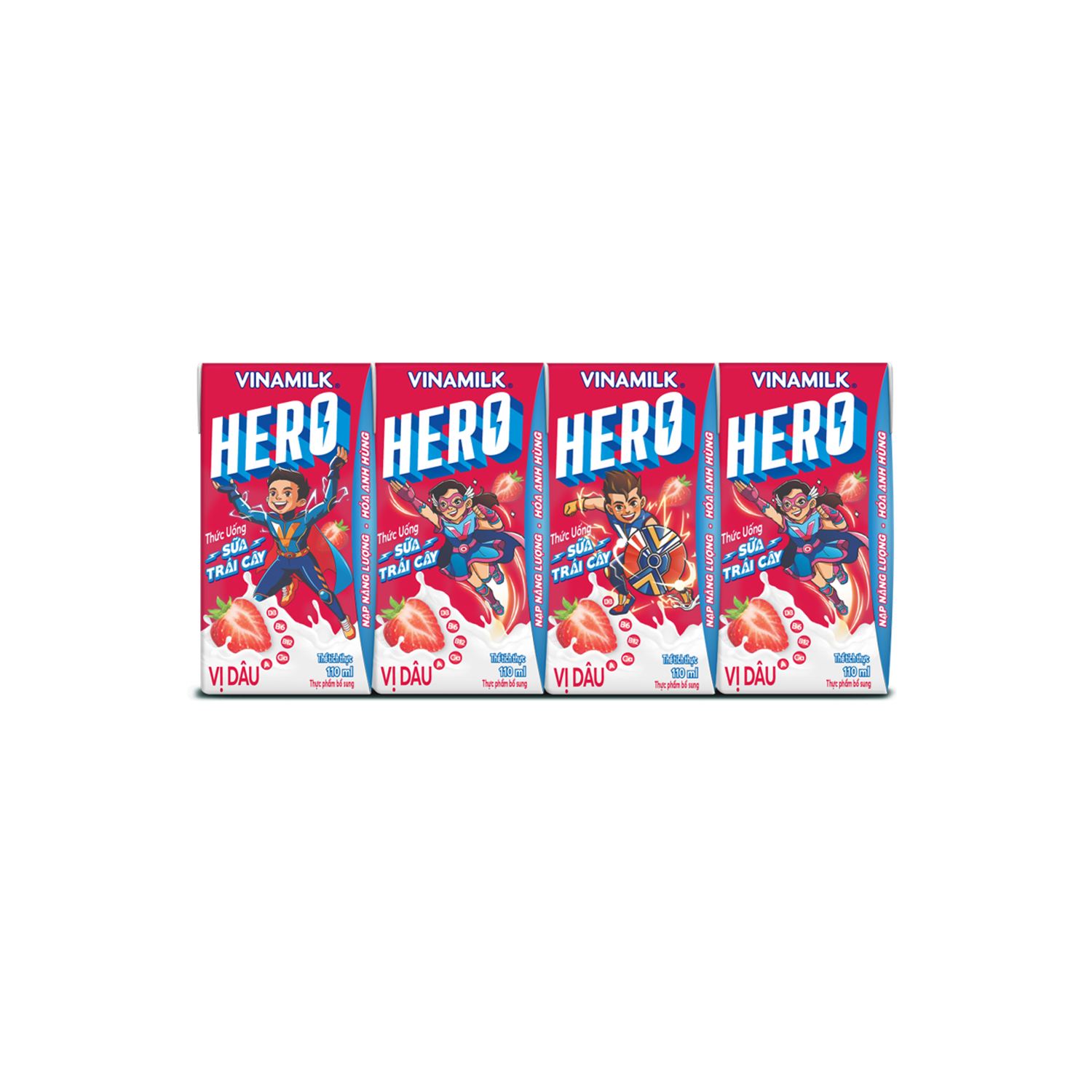 Sữa trái cây Hero Hương Dâu 110ml