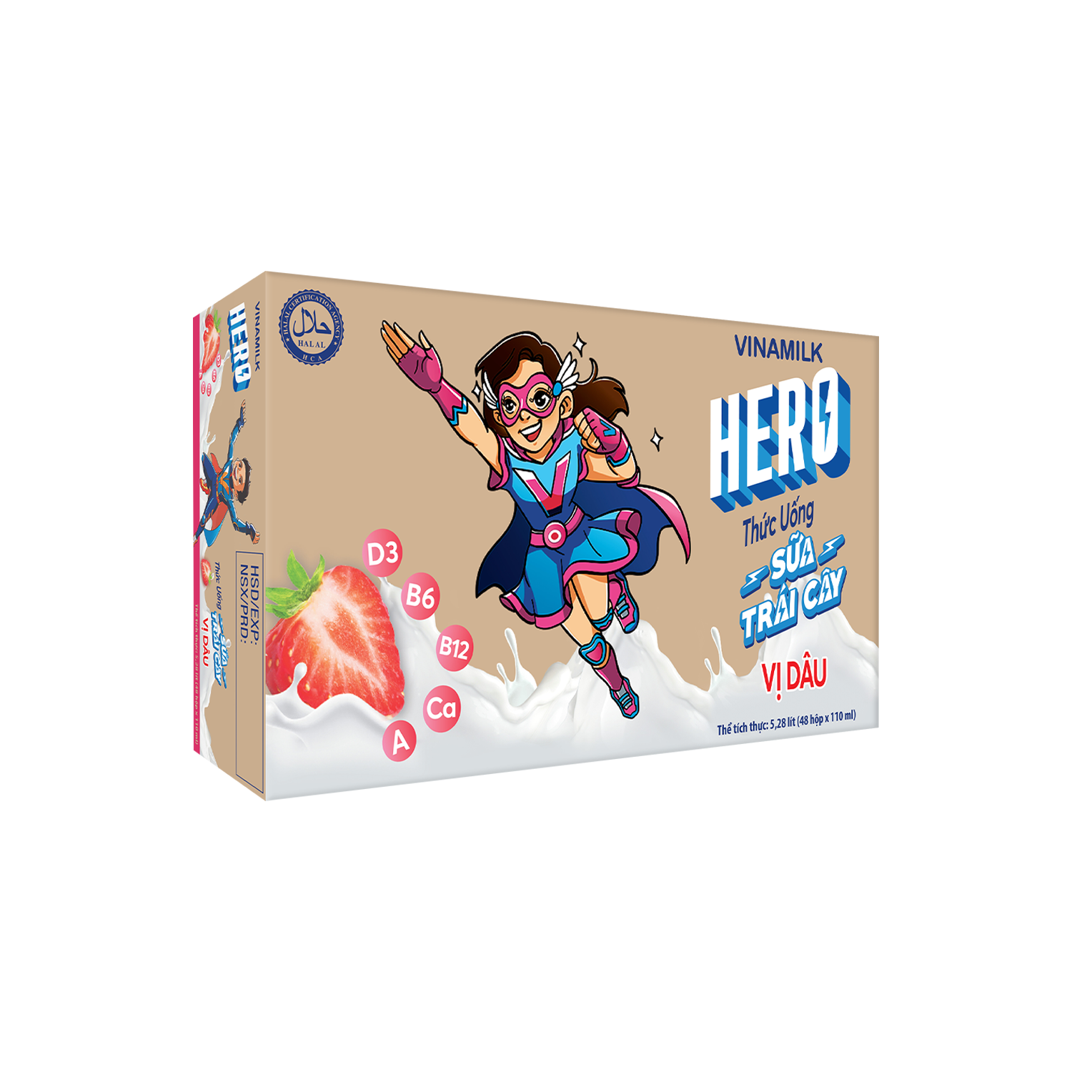 Sữa trái cây Hero Hương Dâu 110ml