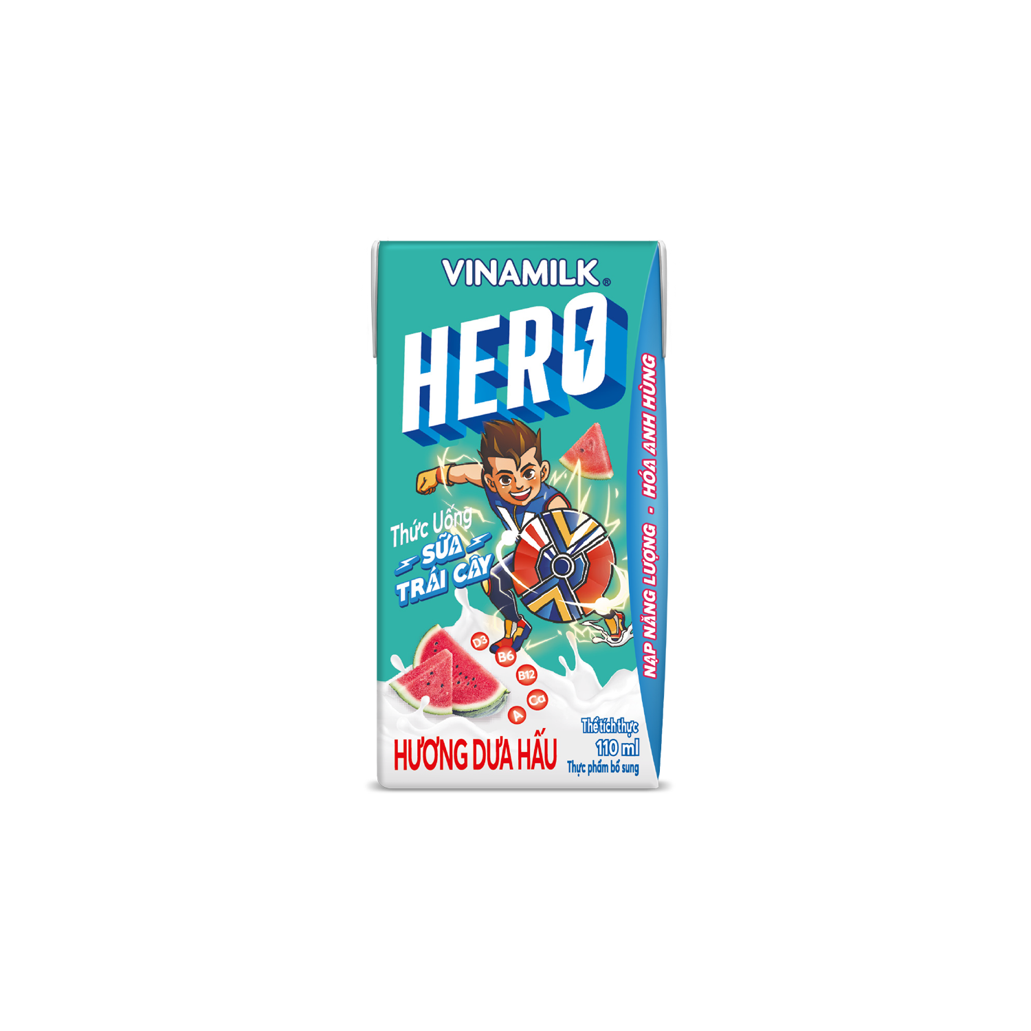 Sữa trái cây Hero Hương Dưa Hấu 110ml Thùng 48 hộp