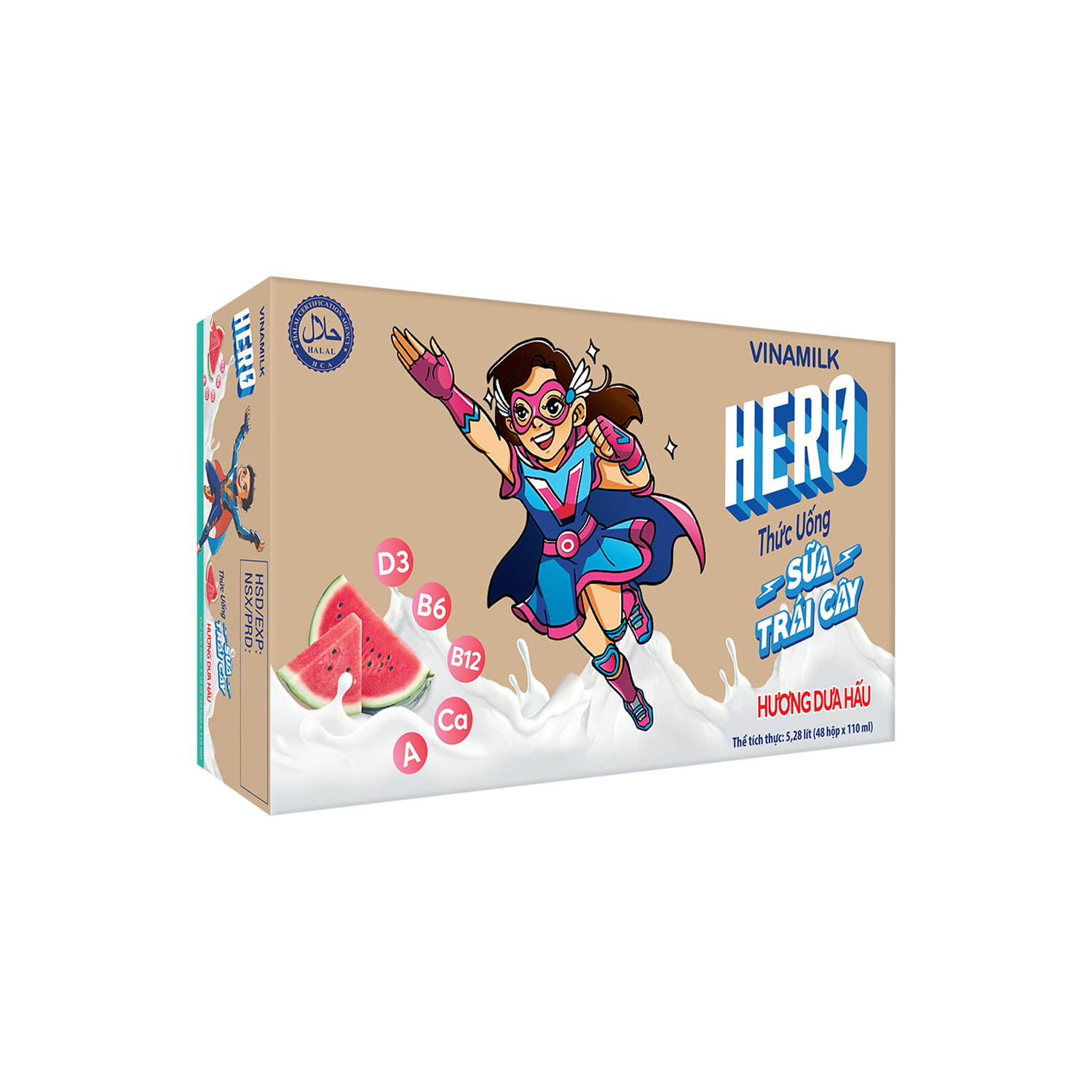 Sữa trái cây Hero Hương Dưa Hấu 110ml