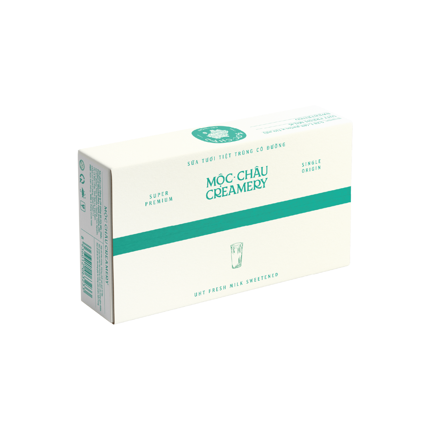 Sữa tươi tiệt trùng Mộc Châu Creamery Có đường 110ml