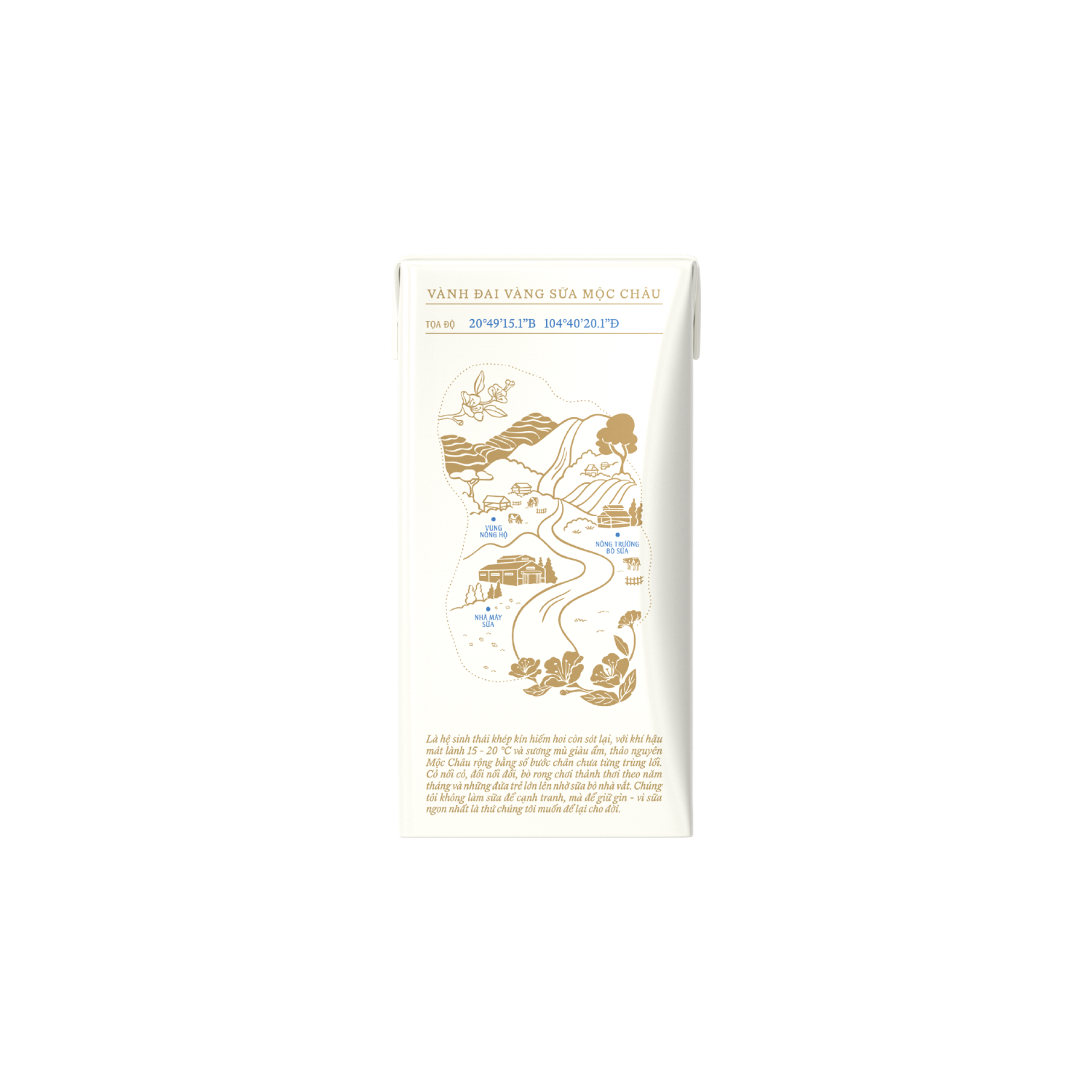 Sữa tươi tiệt trùng Mộc Châu Creamery Ít đường 110ml