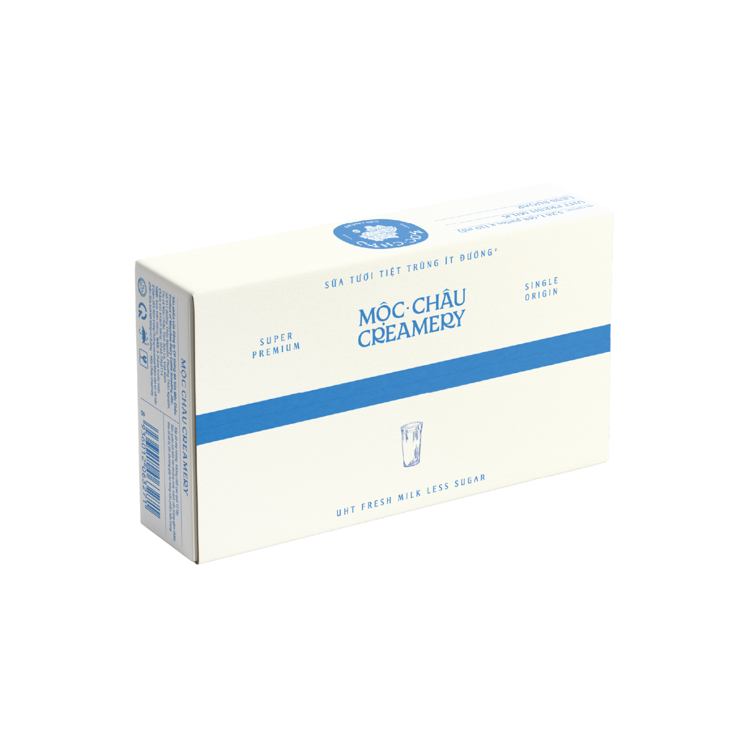 Sữa tươi tiệt trùng Mộc Châu Creamery Ít đường 110ml