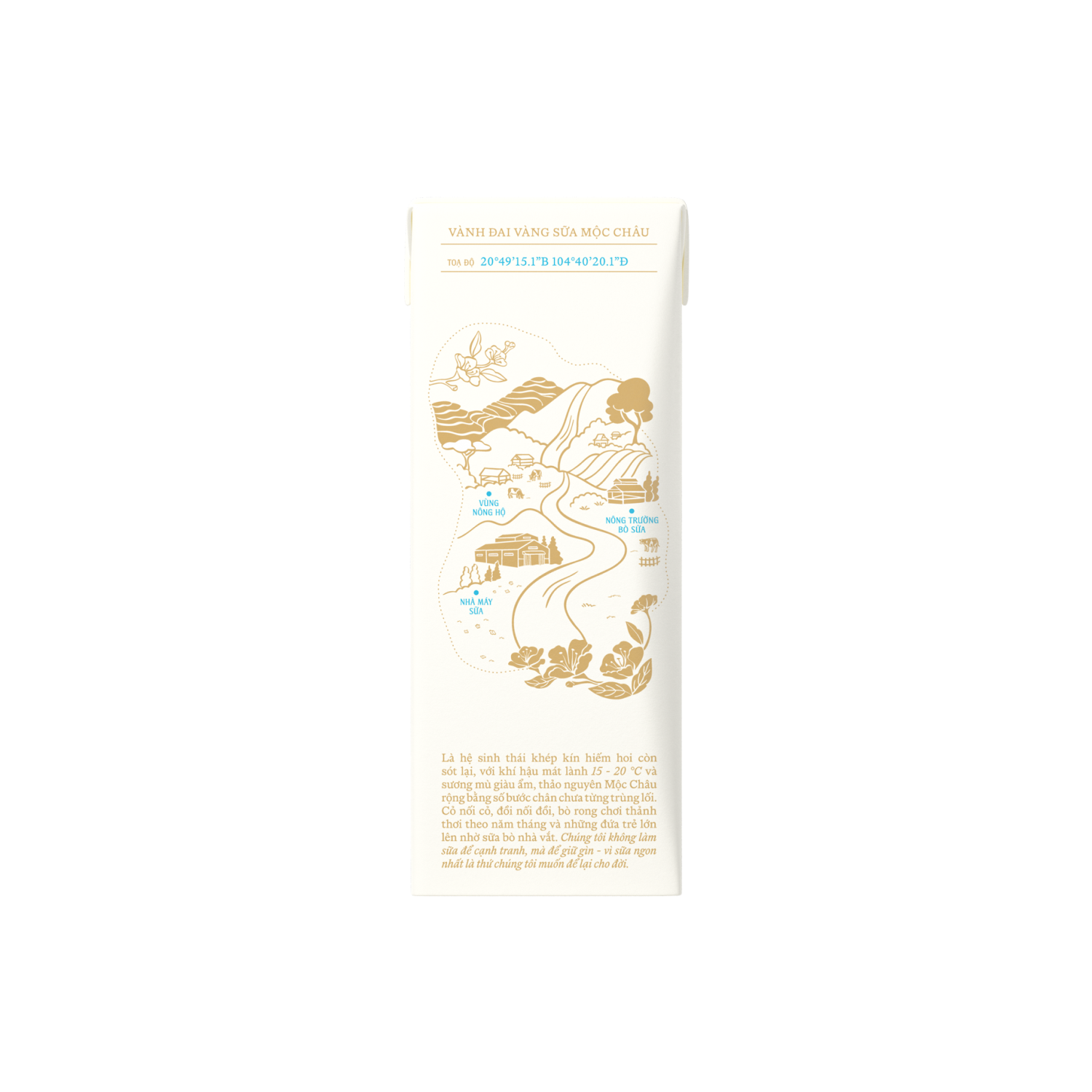 Sữa tươi tiệt trùng Mộc Châu Creamery Nguyên chất 180ml