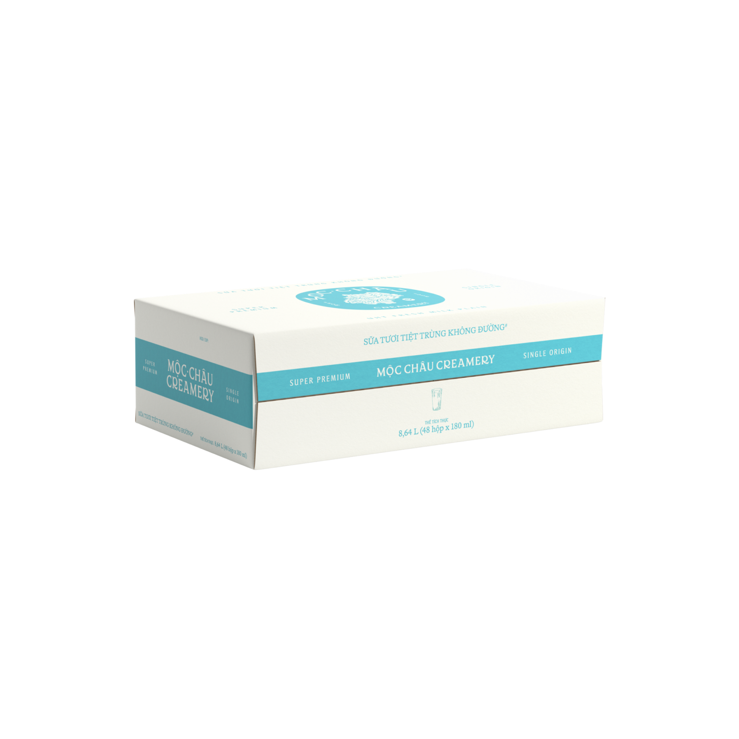 Sữa tươi tiệt trùng Mộc Châu Creamery Nguyên chất 180ml