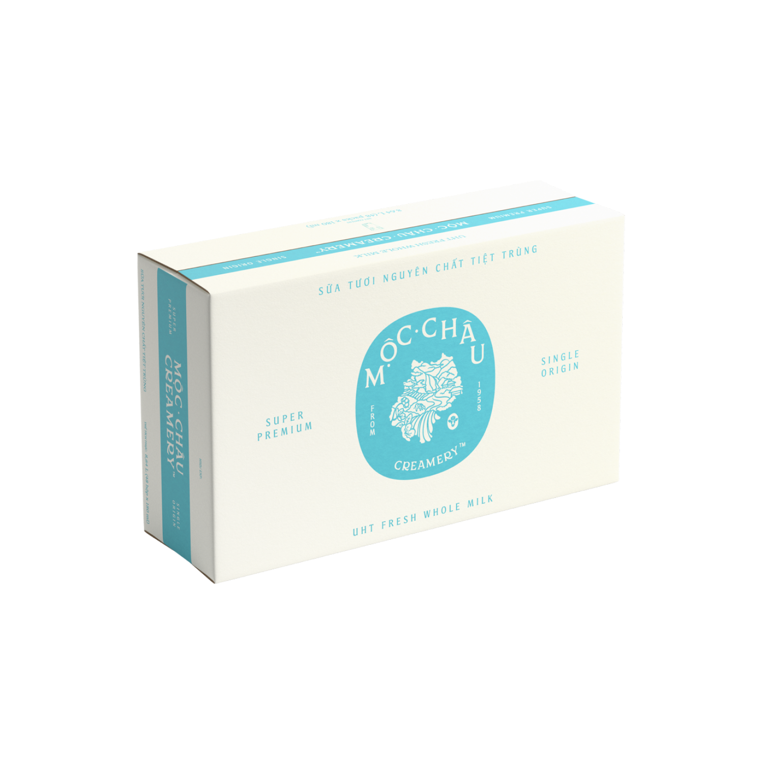 Sữa tươi tiệt trùng Mộc Châu Creamery Nguyên chất 180ml