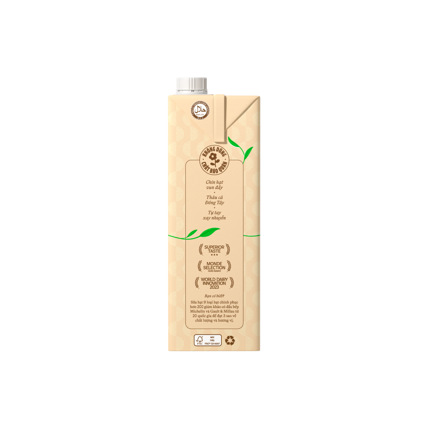 Sữa hạt Vinamilk 9 loại hạt ít đường 1L