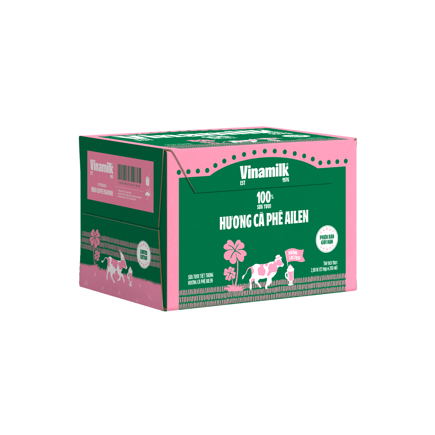 UHT Fresh Milk 100% Irish Coffee Flavor 240ml