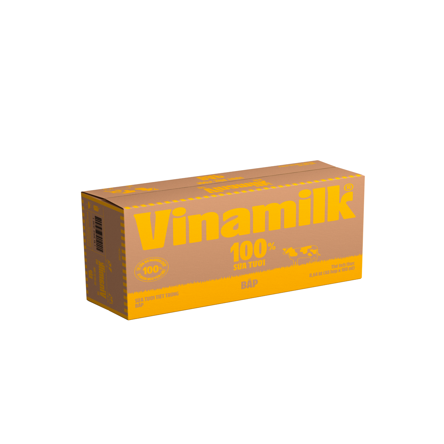 Sữa tươi tiệt trùng 100% Bắp 180ml