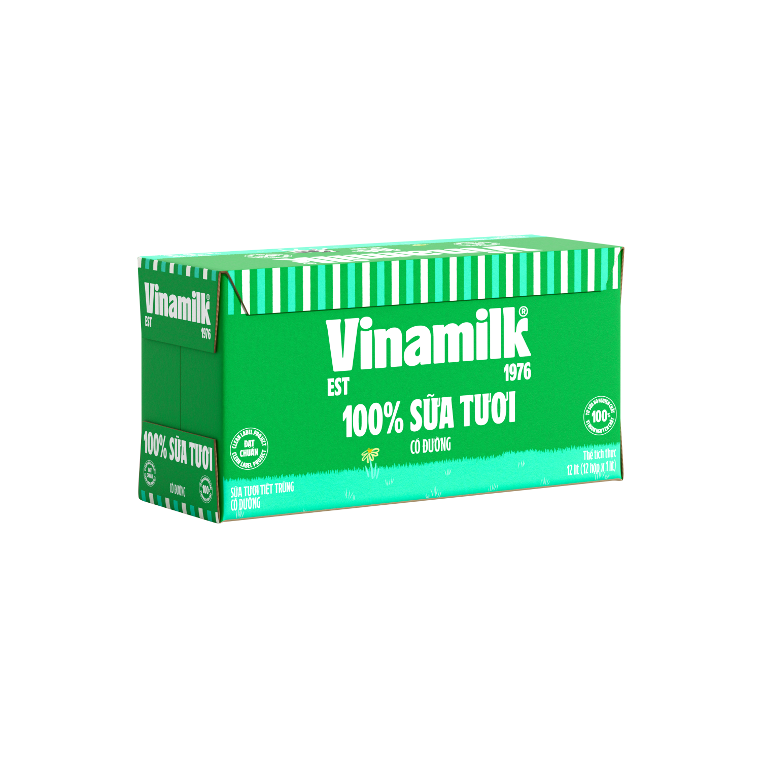 Sữa tươi tiệt trùng 100% Có đường 1L