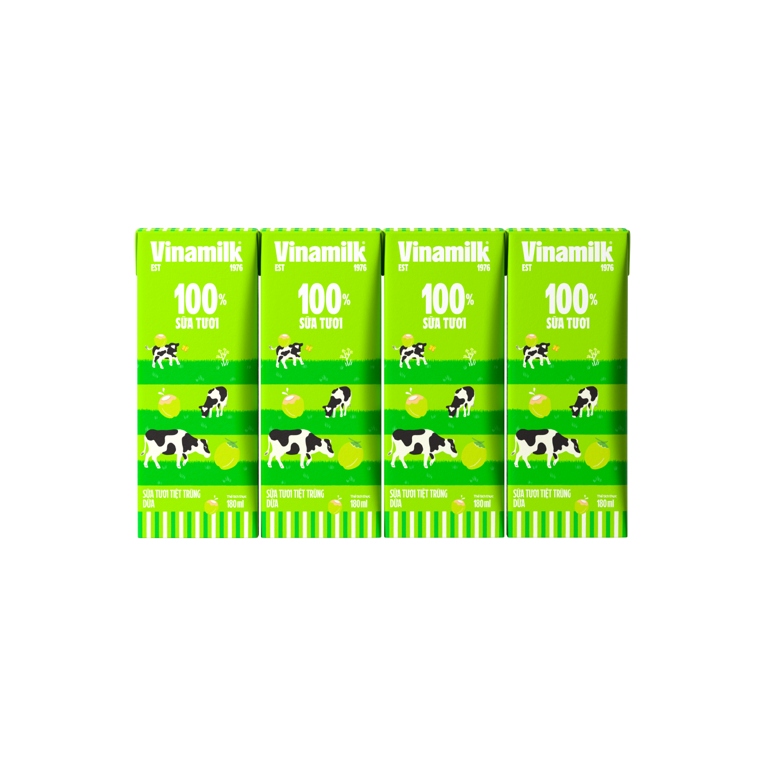 Sữa tươi tiệt trùng 100% Dừa 180ml