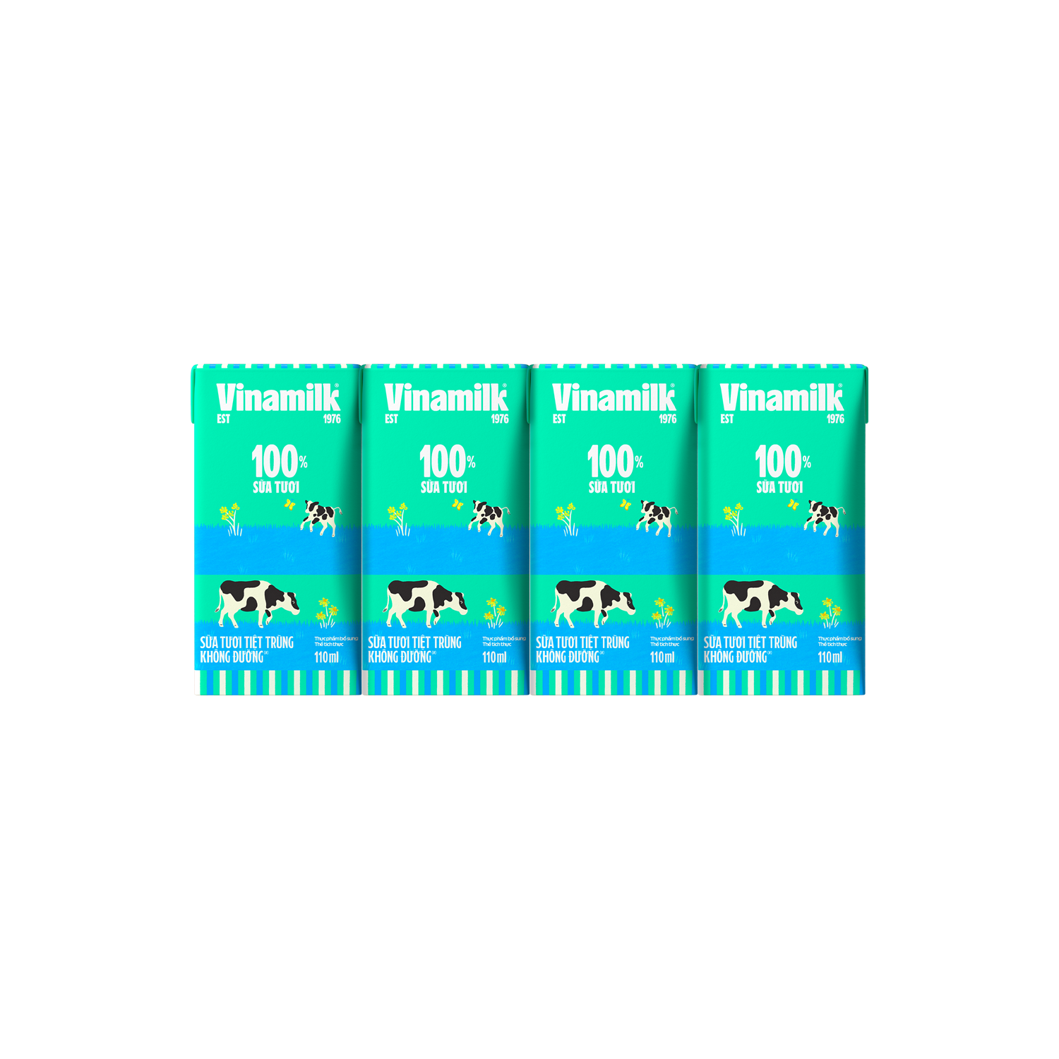 UHT Fresh Milk 100% Unsweetened 110ml