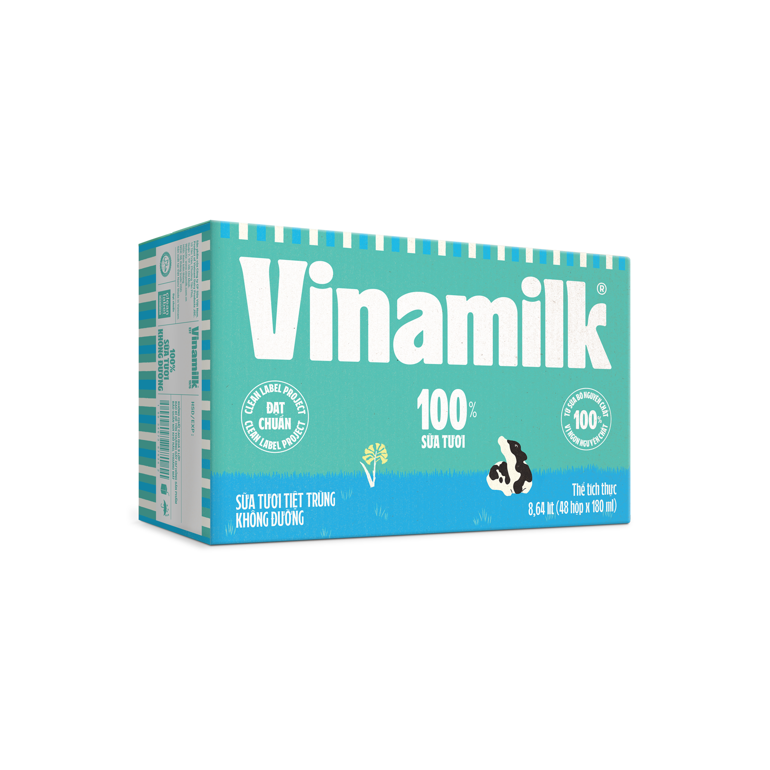 UHT Fresh Milk 100% Unsweetened 180ml