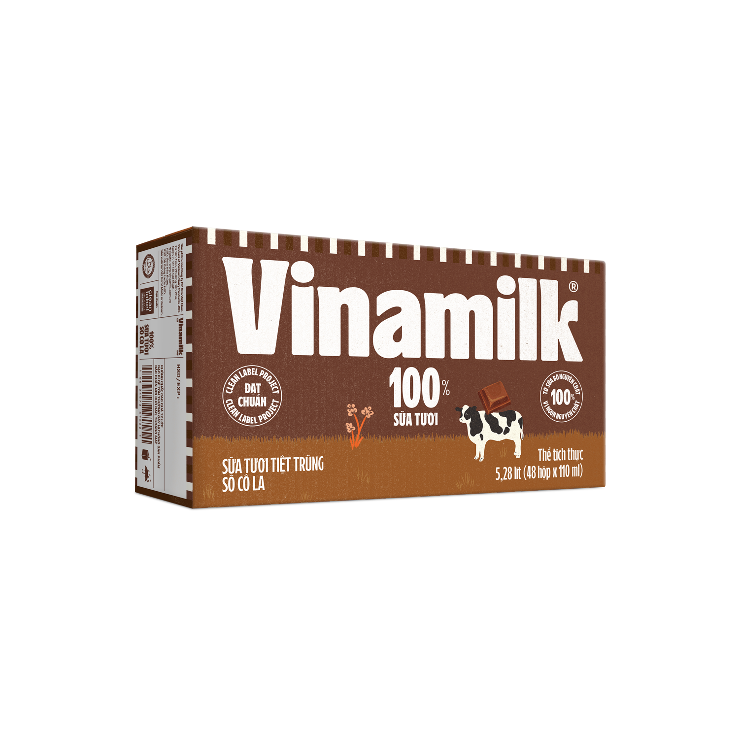 UHT Fresh Milk 100% Chocolate 110ml