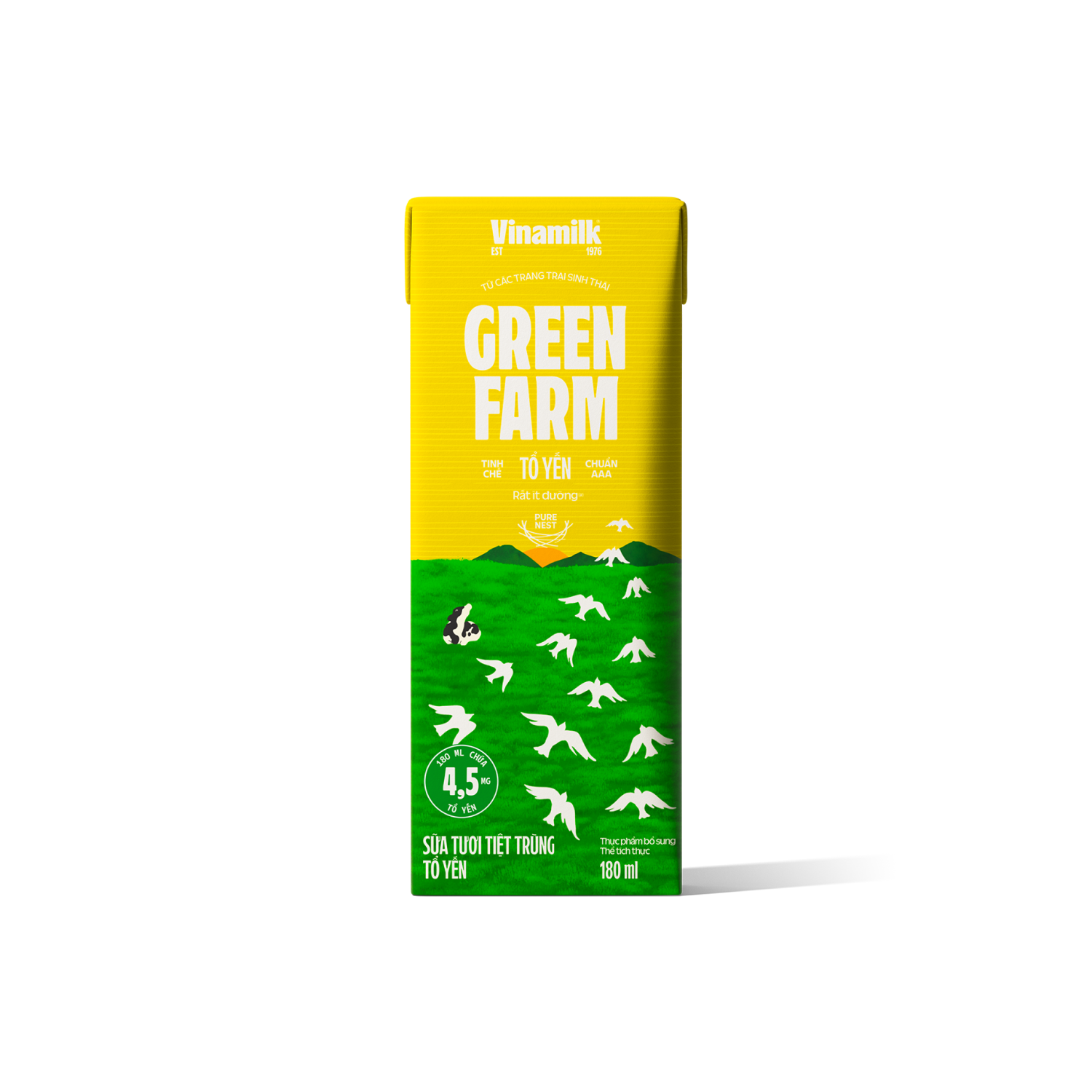UHT Fresh Milk Green Farm Bird’s Nest 180ml
