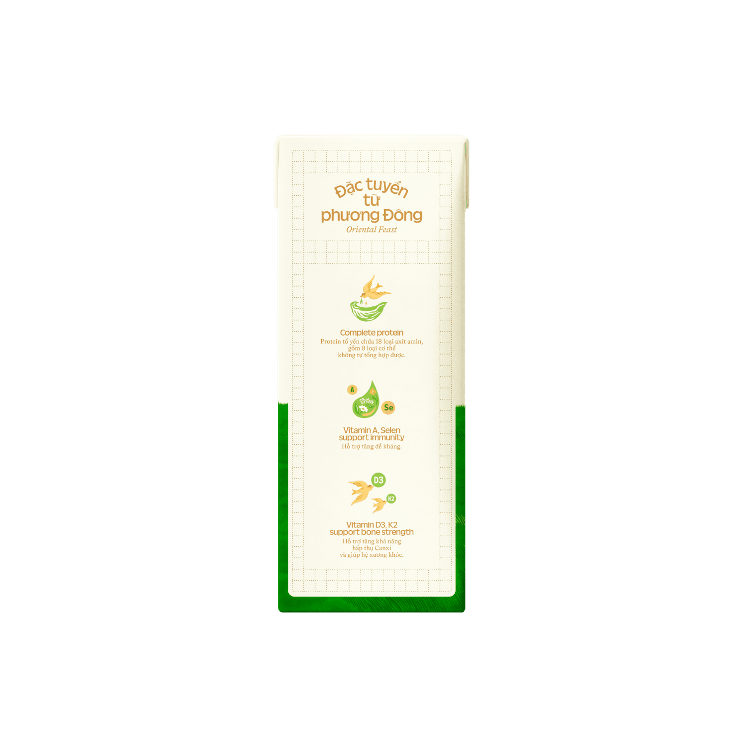 Sữa tươi tiệt trùng Green Farm Tổ Yến 180ml