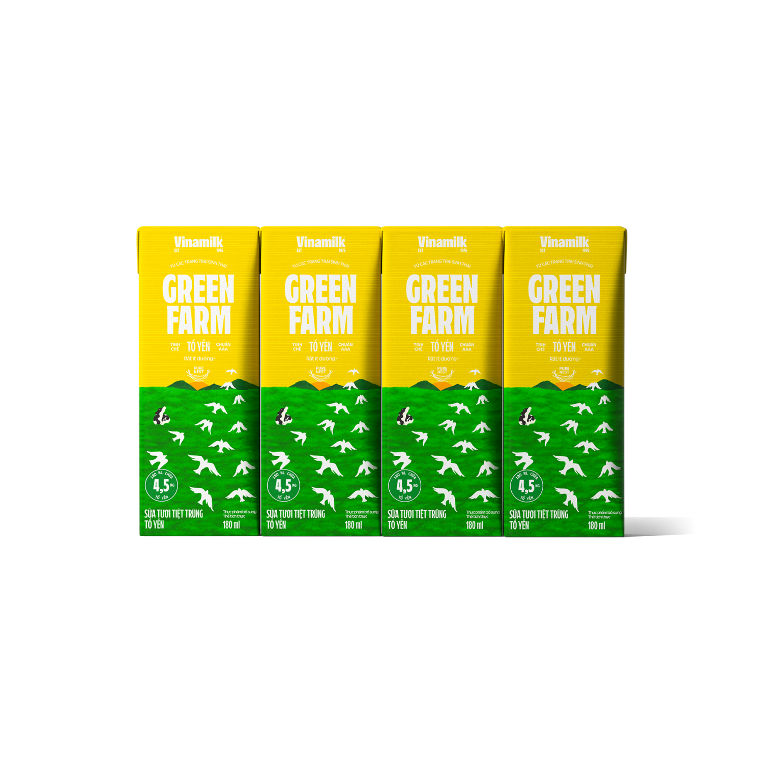UHT Fresh Milk Green Farm Bird’s Nest 180ml