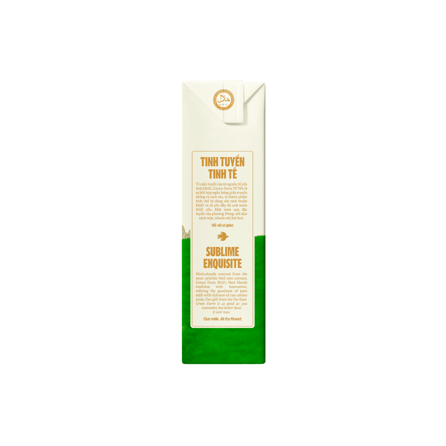 Sữa tươi tiệt trùng Green Farm Tổ Yến 180ml