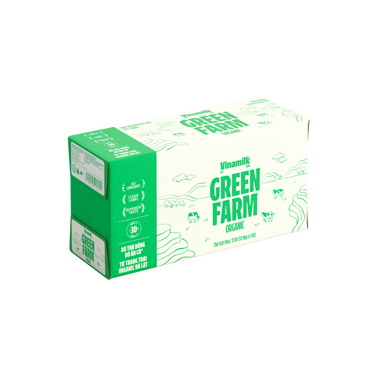 Sữa tươi tiệt trùng Green Farm Organic 1L