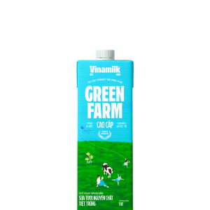 Sữa tươi tiệt trùng Green Farm Không đường Lẻ 1 hộp
