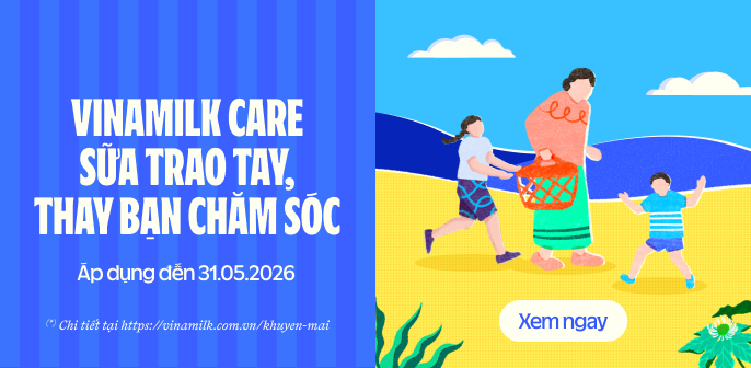Vinamilk Care - Sữa trao tay, thay bạn chăm sóc