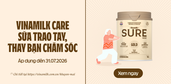 Vinamilk Care - Sữa trao tay, thay bạn chăm sóc