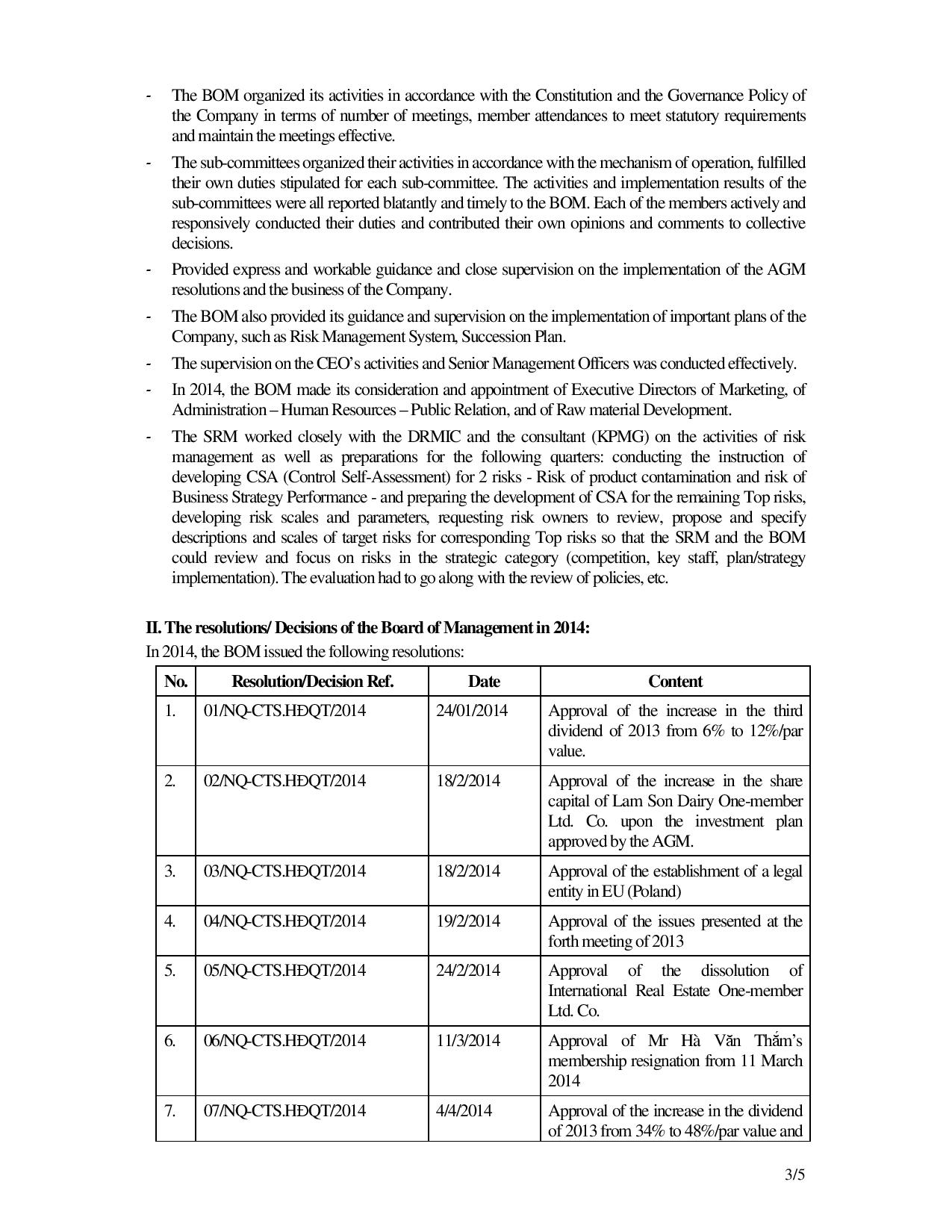 Corperate Governance Report 2014 3