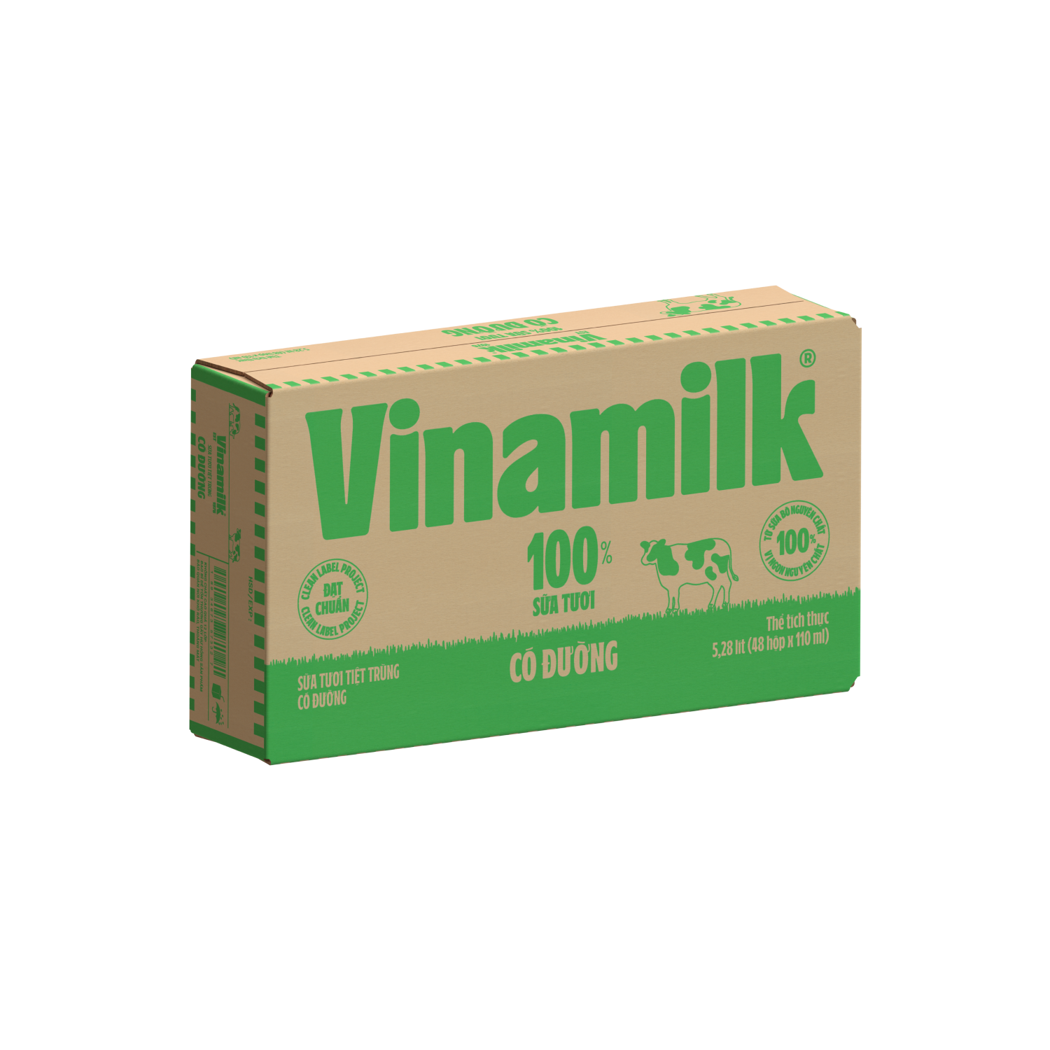UHT Fresh Milk 100% Sweetened 110ml