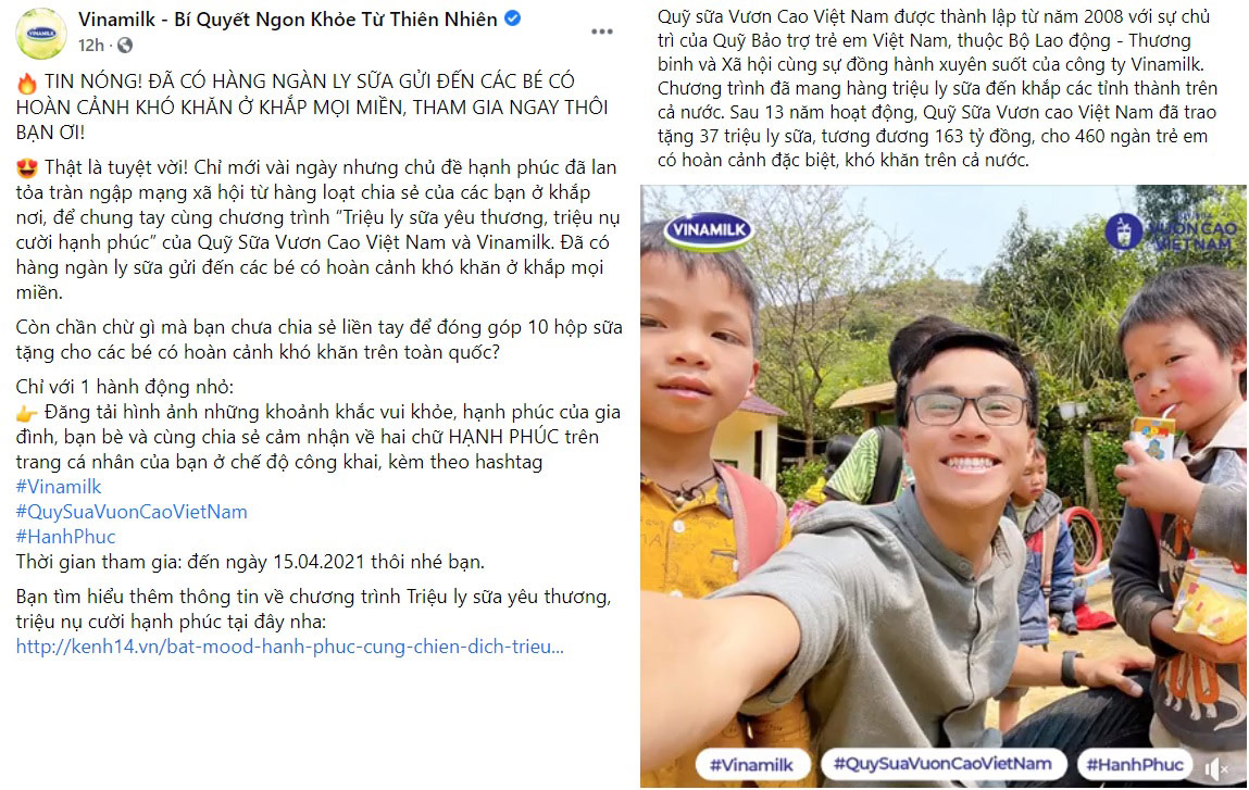 ”Triệu ly sữa yêu thương, triệu nụ cười hạnh phúc” – Nơi đồng điệu của những trái tim muốn san sẻ yêu thương 4
