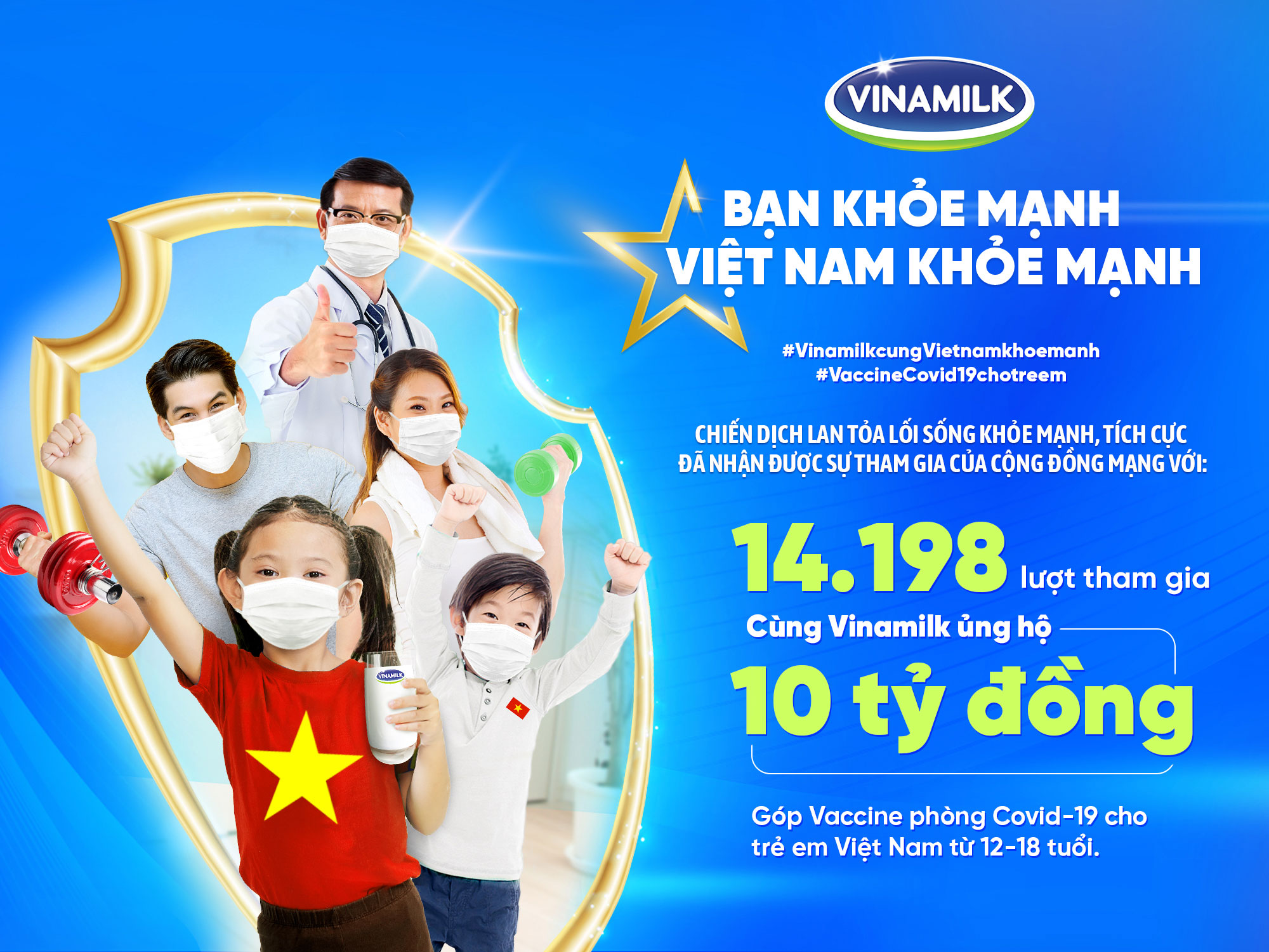 Chiến dịch “Bạn Khỏe Mạnh, Việt Nam Khỏe Mạnh” của Vinamilk hoàn thành chuỗi hoạt động đầu tiên với nhiều kết quả ấn tượng 2