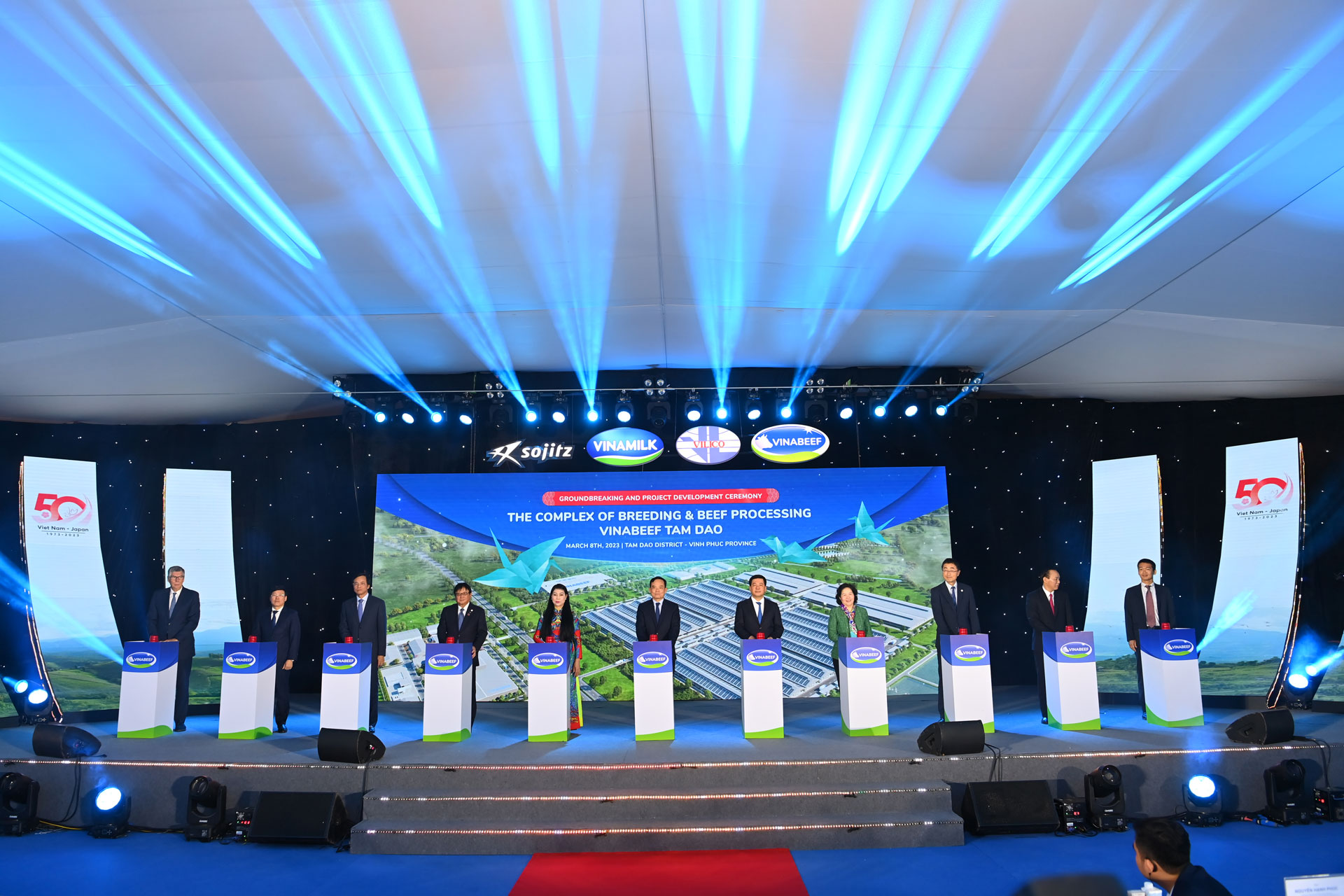 Vinamilk & Sojitz Nhật Bản khởi công tổ hợp chăn nuôi - chế biến thịt bò Vinabeef Tam Đảo nhân kỉ niệm 50 năm quan hệ ngoại giao Việt – Nhật 1