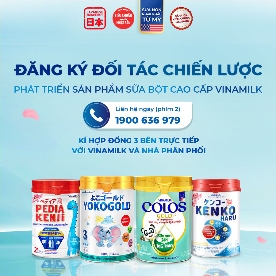 Cơ hội trở thành đối tác phát triển sản phẩm sữa bột cao cấp, làm việc trực tiếp với Vinamilk 1