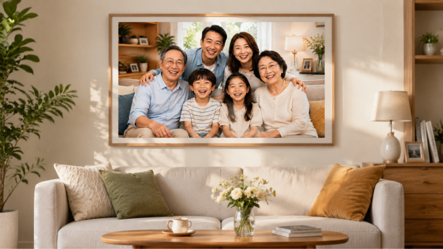 Lưu lại khoảnh khắc quý giá cùng bộ ảnh chụp bên gia đình