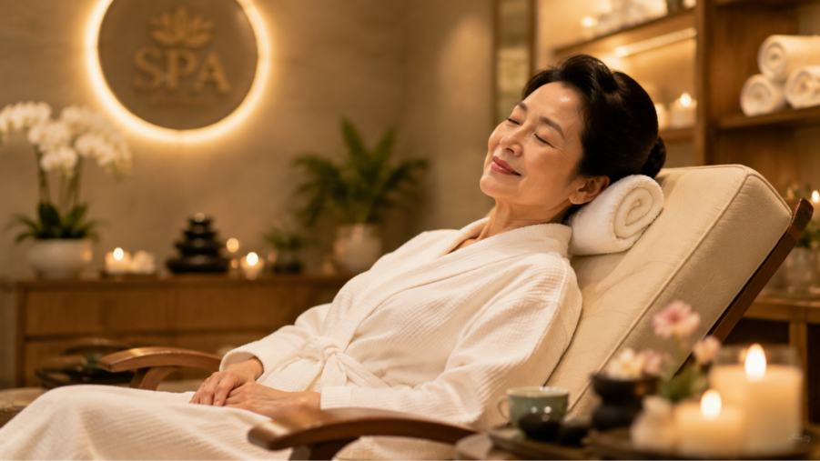 Tặng voucher làm đẹp cho mẹ